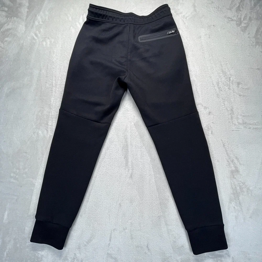 American Eagle Outfitters Jogger Pants Mens XS Black Logo Stretch Performance